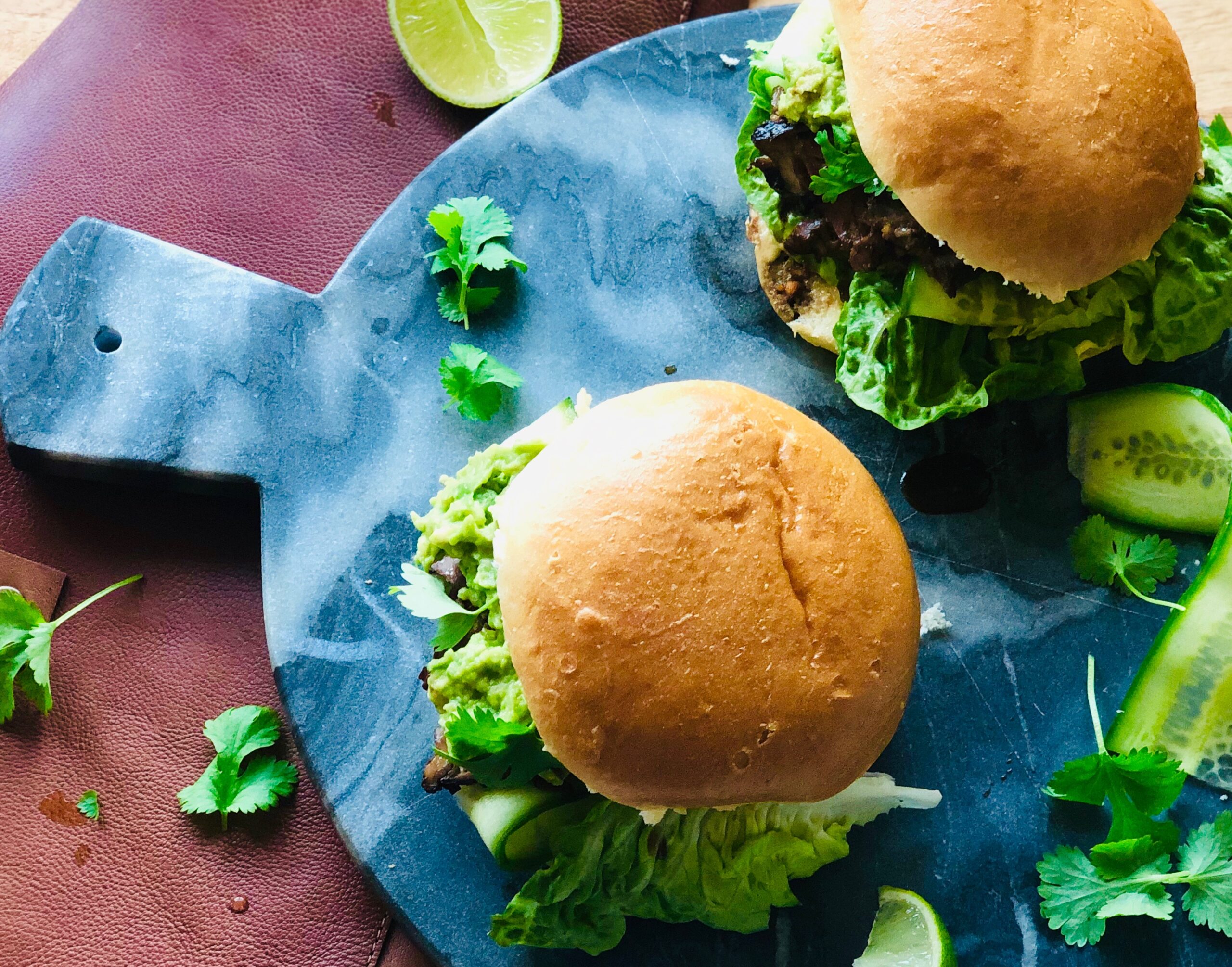 Biffburger med asiatisk marinade