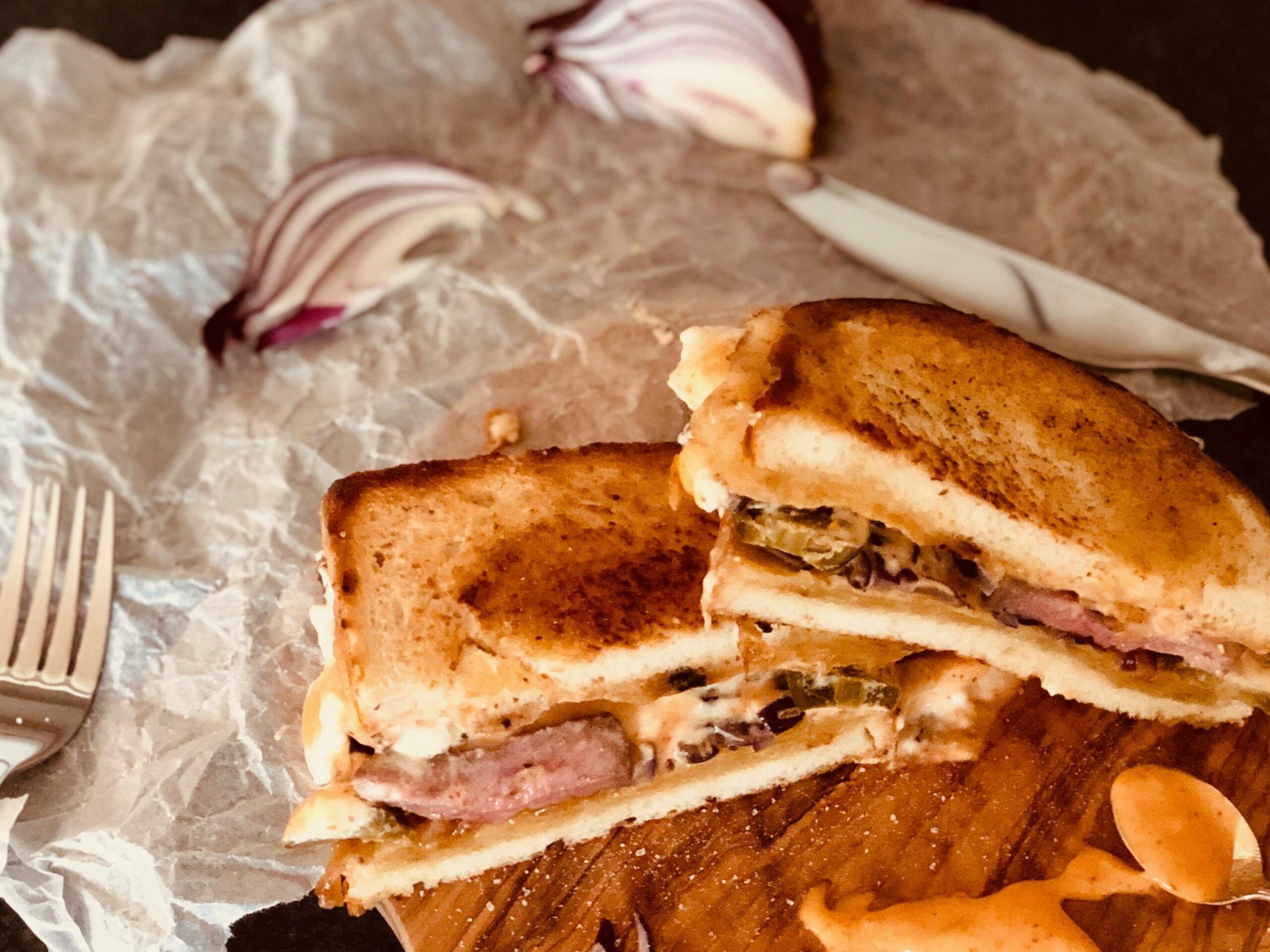 Philly cheesesteak sandwich