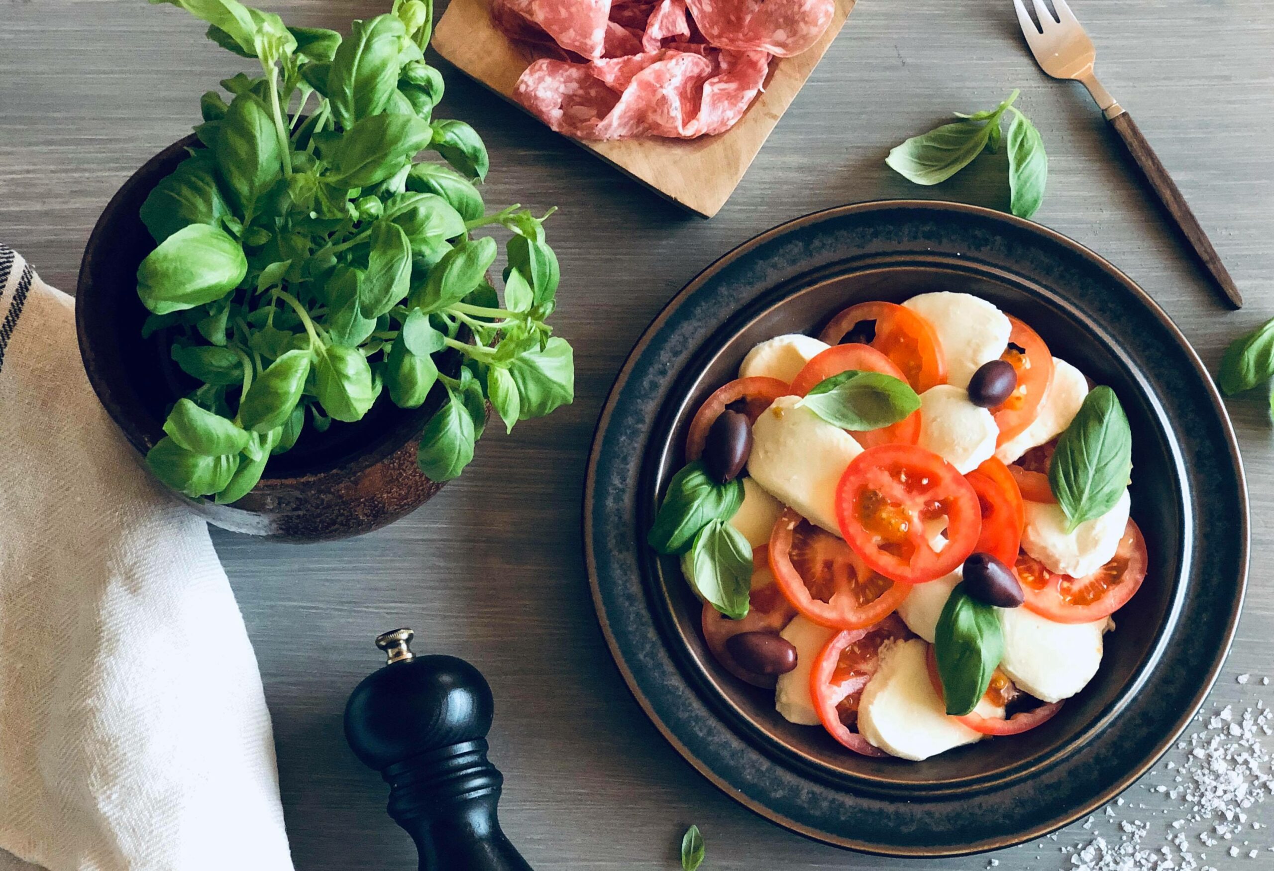 Frisk Caprese-salat