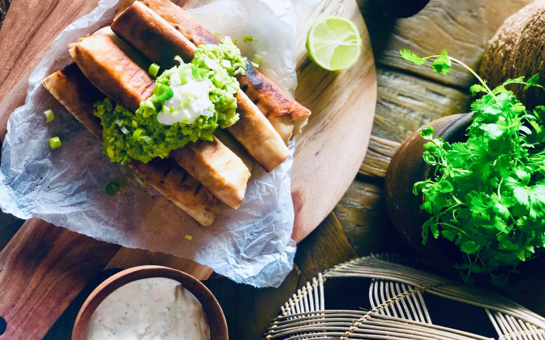 Crunchy taquitos