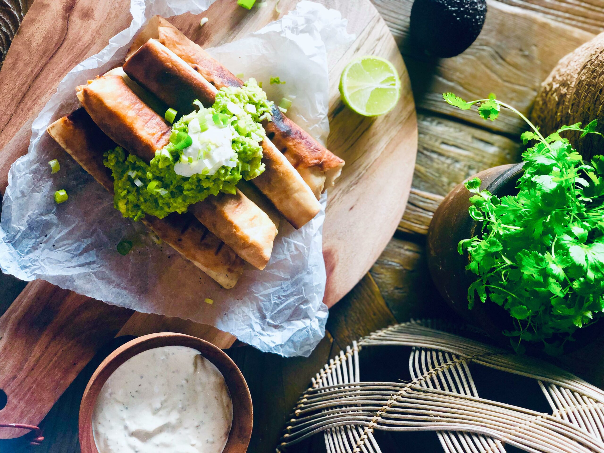 Crunchy taquitos