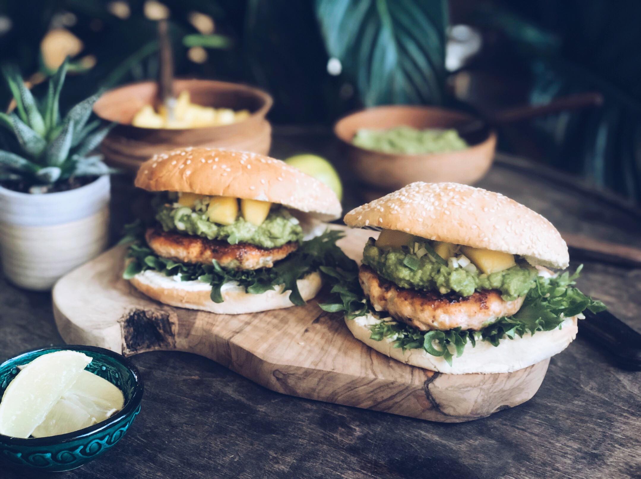 Smakfull lakseburger