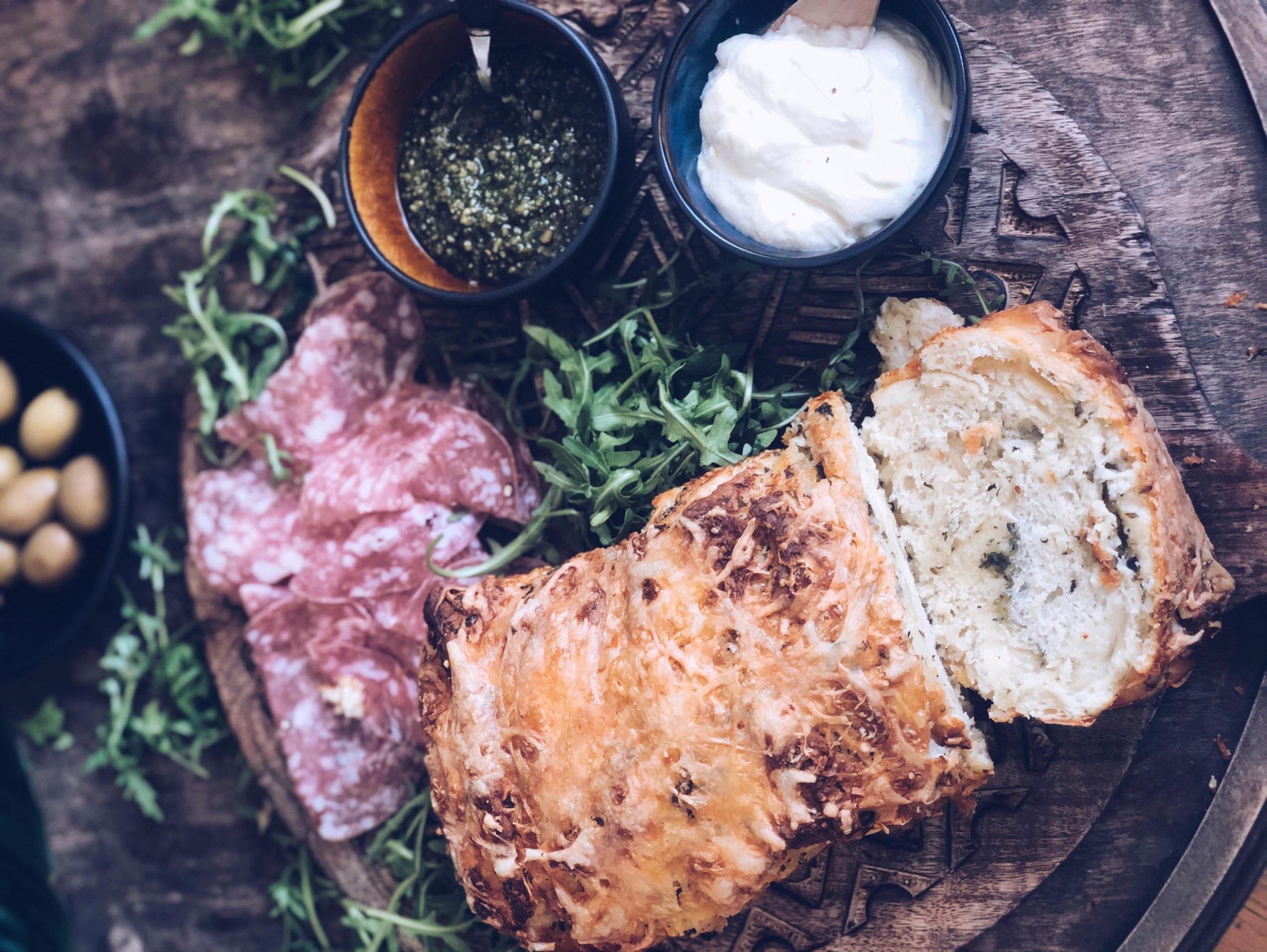 Stablebrød med parmesan